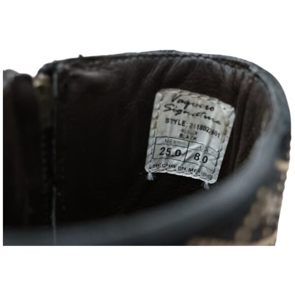 Vaquero Signature Women's Botineta Ankle Boot In Black Size 8 - Picture 7 of 14